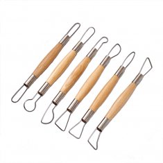 Art Supply 6-Piece Pottery Clay Sculpting Tools Set wholesalers