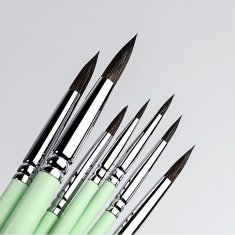 Art Supplies material 7PCS Watercolor Round Artist Paint Brush Set wholesalers