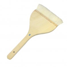 Art Supplies material 5 inch Wooden Handle White Goat Hair Hake Oil Paint Brushes wholesalers