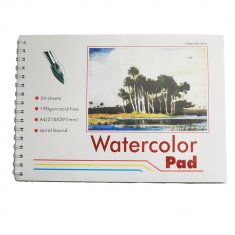 Art Supplies material Customized acid free watercolor 24 sheets 190gsm A4 painting pad. wholesalers