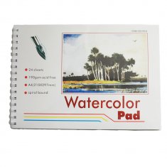 Customized acid free watercolor 24 sheets 190gsm A4 painting pad. wholesalers