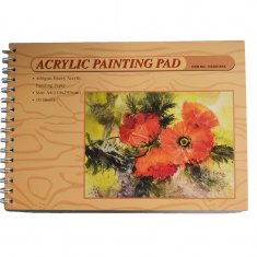 Art Supplies material Artist acid free A4 size 400gsm acrylic painting pad wholesalers