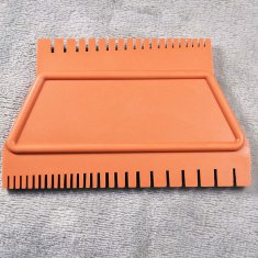 China Art Supplies Graining Tools Triangular Craft Graining Rubber Comb company