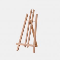 Good quality Craft Show Shelf Set Small Canvas Wooden Easels Mini OEM Natural Wood Table Top Picture Fram Easel distributor