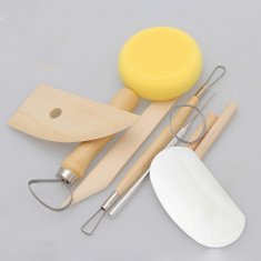 Good quality 8pcs Ceramic Art Sculpture Sludge Modeling Tool Pottery Tool Kit Clay Tools Set distributor