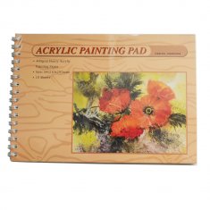 Art Supplies material Artist acid free A4 size 400gsm acrylic painting pad wholesalers
