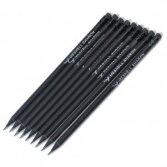 Good quality OEM High-end custom blackwood top eraser HB pencil distributor