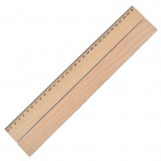 Good quality 30cm  Beech Wood Ruler distributor