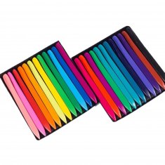 China plastic colored washable triangle crayons company