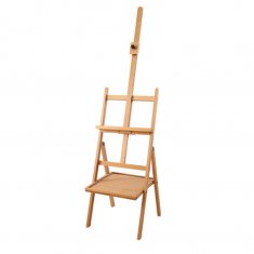 China  Art Supplies material Artist Beech Wood Art Gallery Display Stand Painting Easel  company