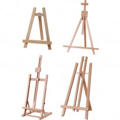 China wood tabletop mini art display easel company