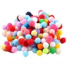 Art Supplies material DIY Handmade Material Sewing Craft Fluffy Soft Pompoms Plush Pom Poms Pompones Ball wholesalers
