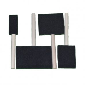 China Art Supplies Material Wooden Handle Foam Brush Set exporter