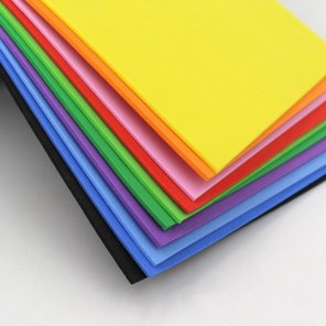 China Art Supplies Material DIY A4 Size Plain EVA Foam Paper Sheets exporter